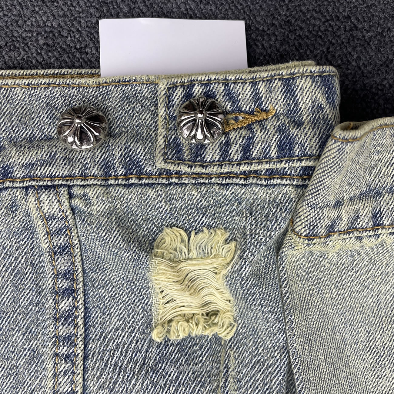 Chrome Hearts Patch Cross Denim (4) - www.newkick.vip